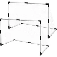 Syfax 2-tlg. Mini-Fußballtor-Set für Kinder 91,5x48x61 cm