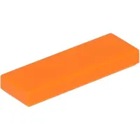 LEGO 1x3 Fliesen 63864 - 50 Stück Orange