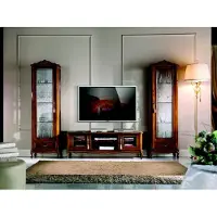 AEA Wohnwand 3tlg rtv 2x Vitrine Design Italienische Möbel Wohnzimmer Barock Stil