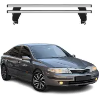 Menabo Dachträger Grundtäger für Renault Laguna 2000-2008 ABE Aluminium Grau 2x