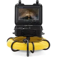 Vevor Kanalinspektionskamera mit 512-Hz-Sonde, 9-Zoll-720p-Bildschirm, 300 Fuß