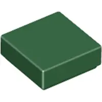 LEGO 1x1 Fliesen 3070 - 50 Stück Dunkelgrün