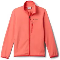 Columbia - Kid's Essential Hike Grid Fleece Full Zip - Fleecejacke Gr S rot