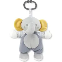 Lorelli Baby Kuscheltier Plüsch Greifling, C-Ring, auffällige Farben, ab Geburt