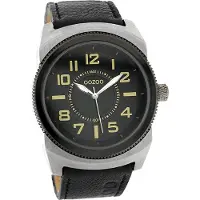 Oozoo Damen Herren Armbanduhr schwarz Analog Vintage Series Metallarmband D2UOC3734A