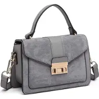 Sonstiges Miss Lulu Damen Umhängetasche Kunstleder Wildleder Vintage Handtasche