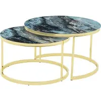 AEA Modern Couchtisch 2x Couchtische Wohnzimmer Hochwertig Möbel Designer