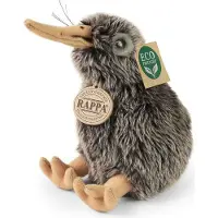 Rappa Plüschtuch-Kiwi, Realistisches Vogel-Plüschspielzeug, Marke Eco, Sehr Detailgetreu, 15 Cm