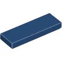 LEGO 1x3 Fliesen 63864 - 100 Stück Dunkelblau