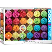 Empireposter 1000 Teile Puzzle Cupcake Regenbogen