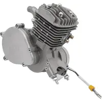 StarTech.com Benzin-Fahrradmotor - Umrüstkit - 2‑Takt 66 ccm - 1,65 PS / 1850 W - 5500 U/min - 2 l/100 km - Für 66–71 cm Fahrräder - Schwarz