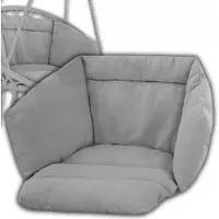 Omna | Gartenstuhl Kissen - 75x60 cm - Beige - Ergonomisch - Wetterfest - Boho Stil