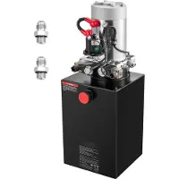 StarTech.com Hydraulikaggregat / Hydraulikpumpe - Doppeltwirkende Kipperpumpe 12 V Gleichstrom für Kippanhänger - Max. Druck 22 MPa - Fördermenge 3,4 L/min - Metalltank 11,4 L - Schwarz
