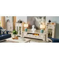 AEA 3tlg. Wohnwand TV Lowboard Elegante Vitrine Wohnzimmer Design Klassisch