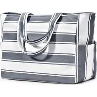 Sonstiges XXL Strandtasche Damen Tote Bag wasserdicht 40L Familien Reisetasche Groß Geschenk für Frauen mit Reißverschluss Sport Umhängetasche