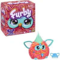 Hasbro Furby Interaktives Roboter-Spielzeugtier mit Sound & Bewegung korallenrot