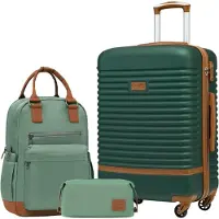 Sonstiges COOLIFE Koffer Trolley Set 3-teilig ABS Hartschale TSA-Schloss