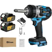 OEM Schlagschrauber, Maximales Drehmoment 2800 N·m, Vierkantantrieb 1/2", Bürstenloser Motor, 2 Batterie Kartonbox