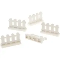 LEGO 5x Zaun 1x4x2 weiß Garten Latten Zäune Gatter Set 3315 10196 75824 33303