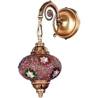 AEA Wandlampe Wandleuchten Art Wandleuchte Lüster Wand Lampe Gold Messing