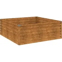 Syfax Hochbeet 100x100x36 cm Cortenstahl
