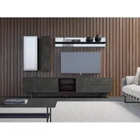 Xl Moebel Gmbh Wohnwand Modern TV-Ständer Hänge Vitrine Luxus Wandregal Wohnzimmermöbel