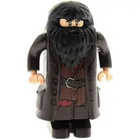 LEGO 1x Minifigur Harry Potter Rubeus Hagrid dunkel braun 10217 4738 4865 hp111