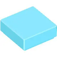 LEGO 50 Stück , Teil Nr. 3070, Mittel Azurblau (Medium Azure)