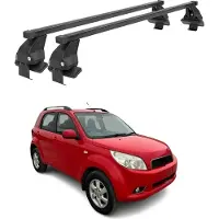 Menabo Querträger von für Daihatsu Terios II J200, Baujahr 2006-2017, Farbe: Schwarz