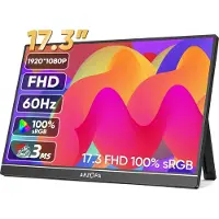 OEM ARZOPA Tragbarer Monitor, Full HD 1080P Auflösung, IPS Display-Technologie, 17,3 1080P 100sRGB