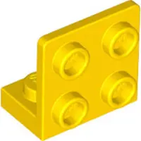LEGO Winkel: 25 Brackets 1x2/2x2, 90°, Gelb