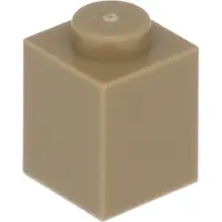 LEGO 250 Stück , Teil Nr. 3005 in Dunkel Beige (Dark Tan)