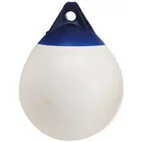 Osculati Polyform A2 Fender und Boje weiß/blauer Kopf 33.600.27BI