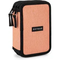 Oxybag Karton P+P Federmäppchen 3tlg. leer UNICOLOR appricot 9-83023