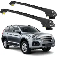 TURTLE DACHTRÄGER AIR-1 GREAT WALL HAVAL H9 ALL 2015 - 2024 , Schwarz