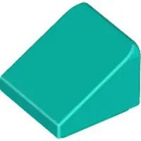 LEGO : 100x Schrägstein/Slope in Dark Turquoise