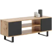 Sonstiges TV-Schrank Lowboard Unterschrank Fernsehschrank Kommode Wohnzimmer Loft 155 cm Grau
