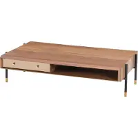 AEA Couchtisch Wohnzimmer Holz Luxus Design Holztische braun Kaffeetisch