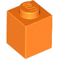 LEGO 250 Stück , Teile Nr. 3005 in Orange (Orange)