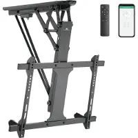 Macleans elektrische Deckenhalterung für TV, TUYA-Unterstützung, max VESA 600x400, für schräge Wände, Fernbedienung, 32"-70", 35kg, MC-880T