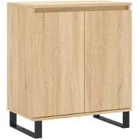 Syfax Sideboard Sonoma-Eiche 60x35x70 cm Holzwerkstoff