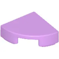 LEGO 1x1 Fliesen Rundecke 25269 - 100 Stück Mittleres Lavendel