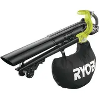 Ryobi Brushless Laubsauger, 201 km/h, 6 m³/min, Power Mulching, 10:1 Zerkleinerungsverhältnis