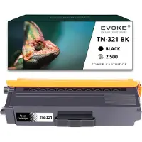 Evoke Toner für Brother TN321BK-321B TN321BK Schwarz (black) | Ersatz für HL-L8350CDW MFC-L8850CDW MFC-L8650CDW MFC-L8850CDW