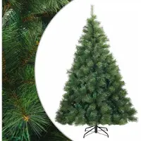 Syfax Künstlicher klappbarer Weihnachtsbaum Grün 240 cm PVC