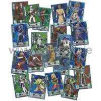 Topps FA2 - Spar 7 - ALLE 20 Star Karten - Deutsch - Star Wars Force Attax - SERIE 2 (2011)