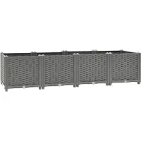 Syfax Hochbeet 160x40x38 cm Polypropylen