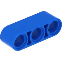 LEGO Technic Zubehör: 25 Stück Liftarm 1x3 Blau