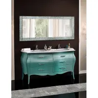 AEA Set Unterspülschrank Spiegel Design Luxus Tisch Spiegel Shrank Möbel