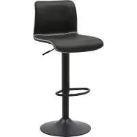 CLP Barhocker Henchy Kunstleder, Farbe:braun